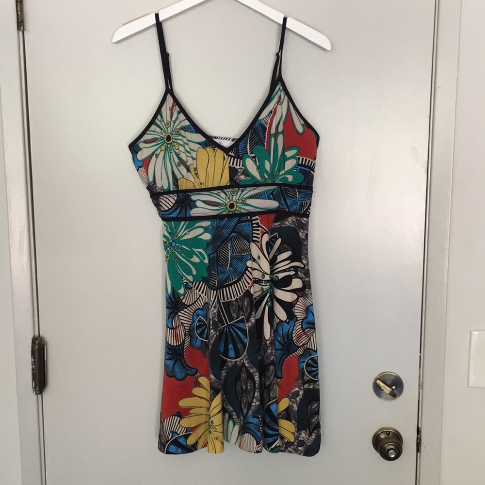 Colorful Papillon Blanc Dress